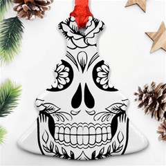 Sugar Skull Christmas Tree Ornament (two Sides) by StarvingArtisan