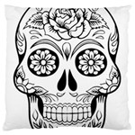 Sugar Skull Standard Flano Cushion Case (Two Sides) Back