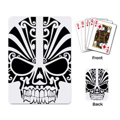 Tribal Sugar Skull Playing Card by StarvingArtisan