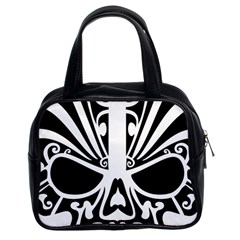 Tribal Sugar Skull Classic Handbags (2 Sides) by StarvingArtisan