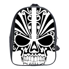 Tribal Sugar Skull School Bag (large) by StarvingArtisan