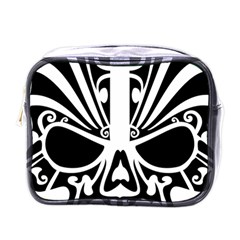 Tribal Sugar Skull Mini Toiletries Bags by StarvingArtisan