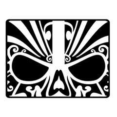 Tribal Sugar Skull Fleece Blanket (small)