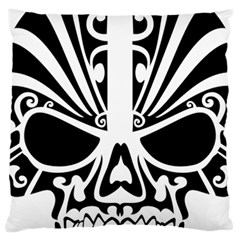 Tribal Sugar Skull Large Cushion Case (one Side) by StarvingArtisan