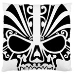 Tribal Sugar Skull Large Flano Cushion Case (Two Sides) Front