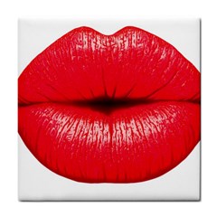 Oooooh Lips Tile Coasters by StarvingArtisan