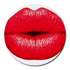 Oooooh Lips Round Mousepads by StarvingArtisan