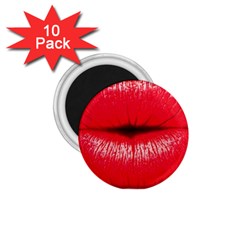 Oooooh Lips 1 75  Magnets (10 Pack)  by StarvingArtisan