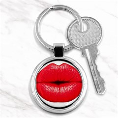 Oooooh Lips Key Chains (round)  by StarvingArtisan