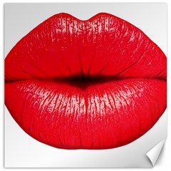 Oooooh Lips Canvas 16  X 16   by StarvingArtisan