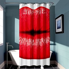 Oooooh Lips Shower Curtain 36  X 72  (stall)  by StarvingArtisan