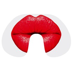 Oooooh Lips Travel Neck Pillows by StarvingArtisan