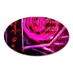 Calligraphy 2 Oval Magnet by bestdesignintheworld