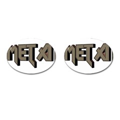 Heavy Metal  Cufflinks (oval) by StarvingArtisan