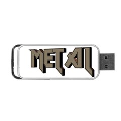 Heavy Metal  Portable Usb Flash (one Side) by StarvingArtisan