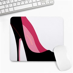 Black Stiletto Heels Large Mousepads by StarvingArtisan