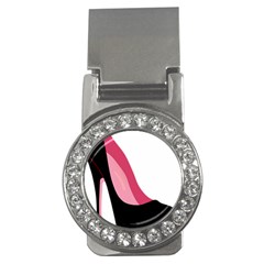 Black Stiletto Heels Money Clips (cz)  by StarvingArtisan