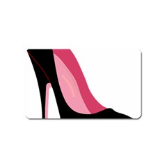 Black Stiletto Heels Magnet (name Card) by StarvingArtisan