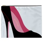 Black Stiletto Heels Cosmetic Bag (XXXL)  Front