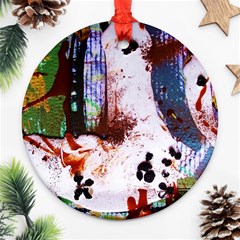 Doves Match 1 Ornament (round) by bestdesignintheworld