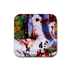 Doves Match 1 Rubber Coaster (square)  by bestdesignintheworld