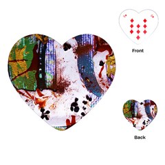 Doves Match 1 Playing Cards (heart)  by bestdesignintheworld