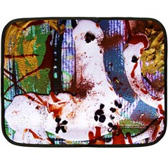 Doves Match 1 Fleece Blanket (mini) by bestdesignintheworld