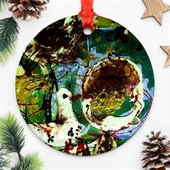 Doves Matchmaking 1 Ornament (round) by bestdesignintheworld