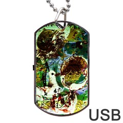 Doves Matchmaking 1 Dog Tag Usb Flash (two Sides) by bestdesignintheworld