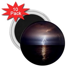 Lightning 2 25  Magnets (10 Pack)  by StarvingArtisan