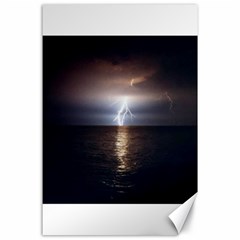 Lightning Canvas 24  X 36  by StarvingArtisan