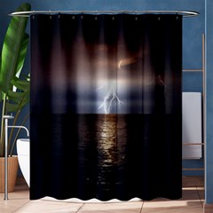 Lightning Shower Curtain 60  X 72  (medium)  by StarvingArtisan