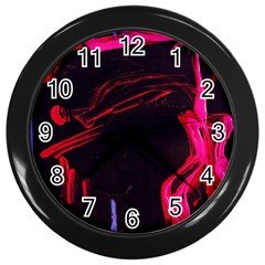 Calligraphy 4 Wall Clocks (black) by bestdesignintheworld