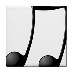 Music Note Tile Coasters by StarvingArtisan