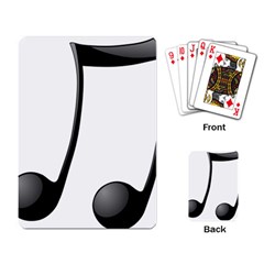 Music Note Playing Card by StarvingArtisan