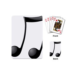 Music Note Playing Cards (mini)  by StarvingArtisan