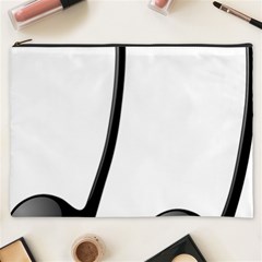 Music Note Cosmetic Bag (xxxl)  by StarvingArtisan