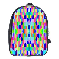 Artwork By Patrick-colorful-35 School Bag (large) by ArtworkByPatrick