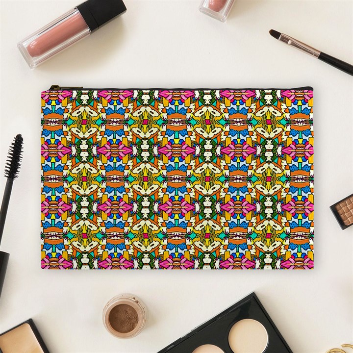  ARTWORK BY PATRICK-COLORFUL-36 Cosmetic Bag (Large) 