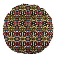  Artwork By Patrick-colorful-36 Large 18  Premium Flano Round Cushions by ArtworkByPatrick