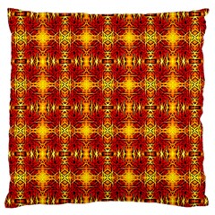 Artwork By Patrick-colorful-37 Large Cushion Case (one Side) by ArtworkByPatrick