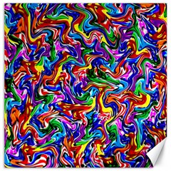 Artwork By Patrick-colorful-39 Canvas 16  X 16   by ArtworkByPatrick