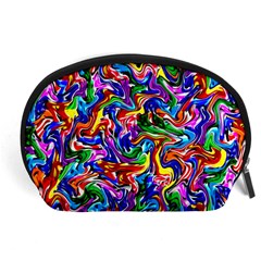 Artwork By Patrick-colorful-39 Accessory Pouches (large)  by ArtworkByPatrick