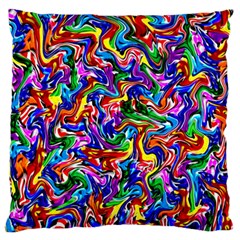 Artwork By Patrick-colorful-39 Large Flano Cushion Case (two Sides) by ArtworkByPatrick