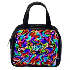 Artwork By Patrick-colorful-40 Classic Handbags (one Side) by ArtworkByPatrick