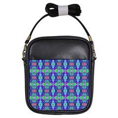 Artwork By Patrick-colorful-41 Girls Sling Bags by ArtworkByPatrick