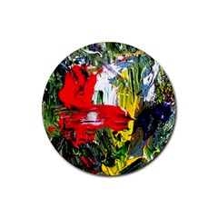 Bow Of Scorpio Before A Butterfly 2 Rubber Coaster (round)  by bestdesignintheworld