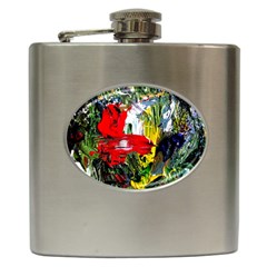 Bow Of Scorpio Before A Butterfly 2 Hip Flask (6 Oz) by bestdesignintheworld