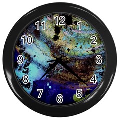 Blue Options 3 Wall Clocks (black)