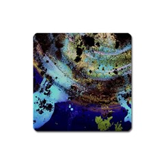 Blue Options 3 Square Magnet by bestdesignintheworld